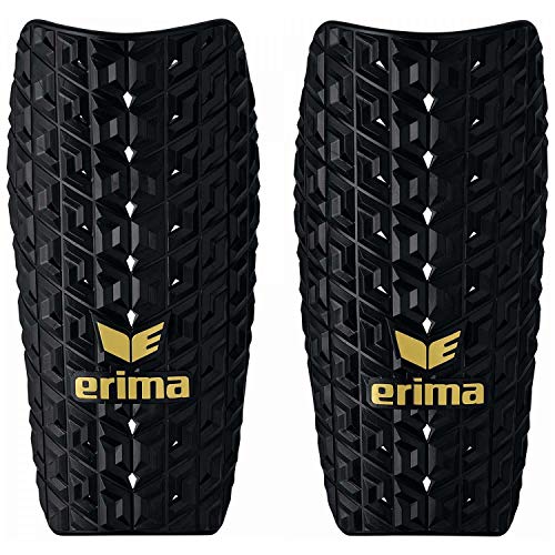 Erima Erwachsene Evo Flex Schienbeinschoner (7212002), schwarz/Gold, S Erima Erwachsene Evo Flex Schienbeinschoner (7212002), schwarz/Gold, S von Erima