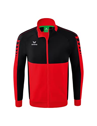 Erima Unisex Six Wings Worker Jacke, rot/schwarz, XL Erima Unisex Six Wings Worker Jacke, rot/schwarz, XL von Erima
