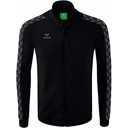 Erima Herren Essential Team Tracktop Jacke, schwarz, XL von Erima