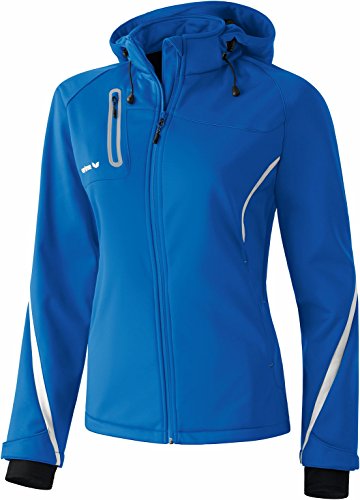 Erima Damen Softshelljacke Function, New Royal/Weiß, 48 EU Erima Damen Softshelljacke Function, New Royal/Weiß, 48 EU von Erima