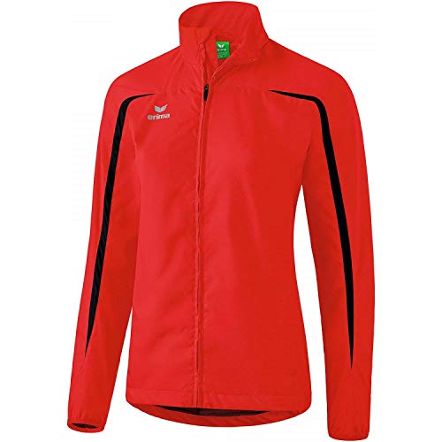 Erima Damen Leichtathletik Laufjacke, Rot/Schwarz, 46 EU von Erima