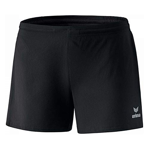 erima Damen Marathon Shorts mit Innenslip, Schwarz, 34, 809821 von Erima