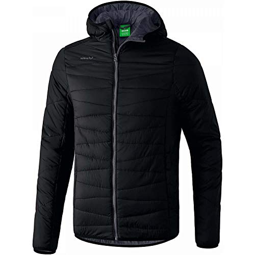 Erima Herren Basic Steppjacke, Schwarz/Dunkelgrau, L EU von Erima