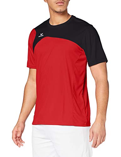 erima Herren T-shirt Club 1900 2.0 T-Shirt, rot/schwarz, S, 1080711 von Erima