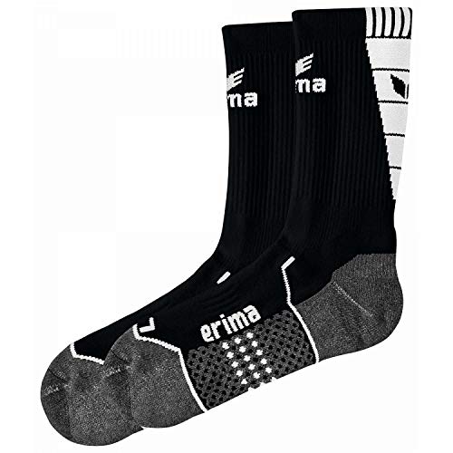 Erima Unisex Premium Pro Trainingssocken, Schwarz/Weiß, 4 EU Erima Unisex Premium Pro Trainingssocken, Schwarz/Weiß, 4 EU von Erima