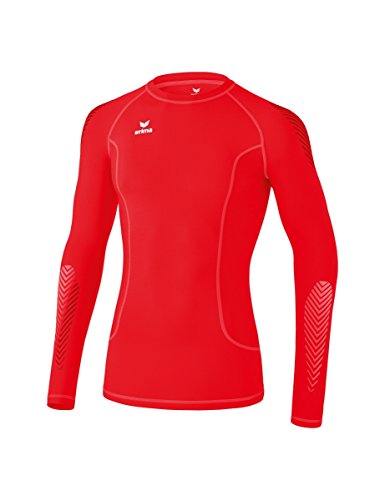 erima Kinder Futnkionswäsche Elemental Longsleeve, rot, 140, 2250701 von Erima