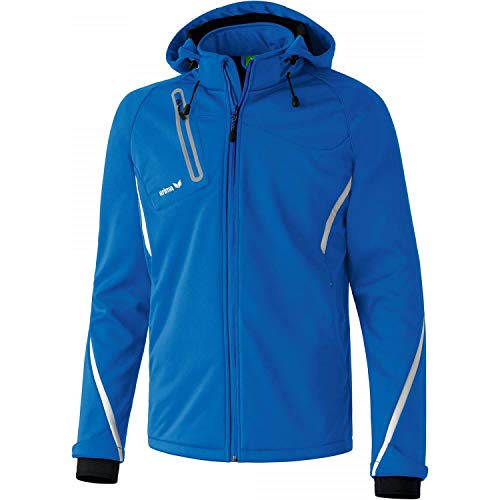 Erima Unisex Kinder Softshelljacke Function, New Royal/Weiß, 164 EU Erima Unisex Kinder Softshelljacke Function, New Royal/Weiß, 164 EU von Erima