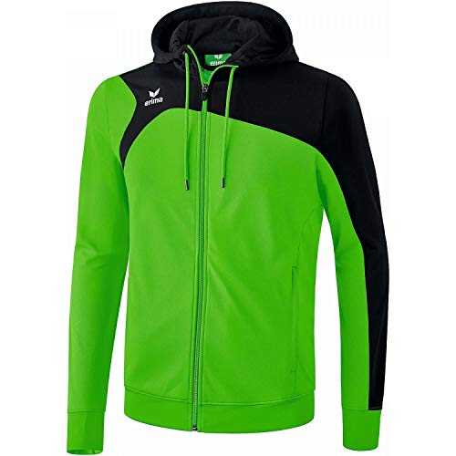 erima Kinder Trainingsjacke Mit Kapuze Club 1900 2.0 Trainingsjacke mit Kapuze, green/schwarz, 128, 1070704 von Erima