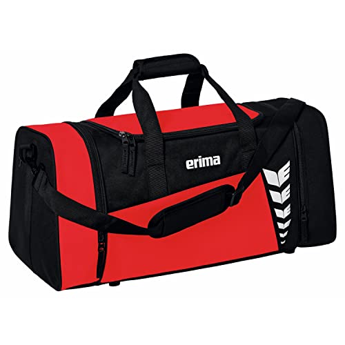 Erima Unisex Six Wings geräumige Sporttasche (7232303), rot/schwarz, S Erima Unisex Six Wings geräumige Sporttasche (7232303), rot/schwarz, S von Erima