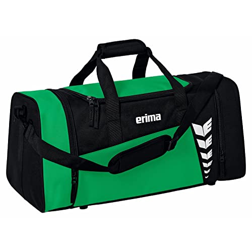 Erima Unisex Six Wings geräumige Sporttasche, smaragd/schwarz, L von Erima