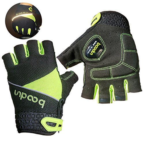 Eroilor Radsport Kurz Handschuhe Halb Finger Bike MTB Gloves Pro Sommer Radhandschuhe für Damen/Herren - Grün - L Eroilor Radsport Kurz Handschuhe Halb Finger Bike MTB Gloves Pro Sommer Radhandschuhe für Damen/Herren - Grün - L von Eroilor