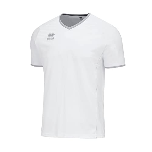 Errea Lennox MC Ad, Herren-T-Shirt, Weiß/Grau, M Errea Lennox MC Ad, Herren-T-Shirt, Weiß/Grau, M von Errea