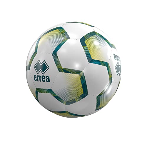 Erreà Stream x Training Pro Ballon, Erwachsene, Unisex, Weiß Petroleum Gelb_Fluo (Mehrfarbig), 5 von Erreà