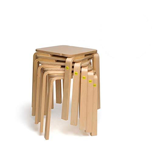 5x Erzi Hocker 48 aus Formholz Birke bis 140kg belastbar Stuhl stapelbar 5x Erzi Hocker 48 aus Formholz Birke bis 140kg belastbar Stuhl stapelbar von Erzi