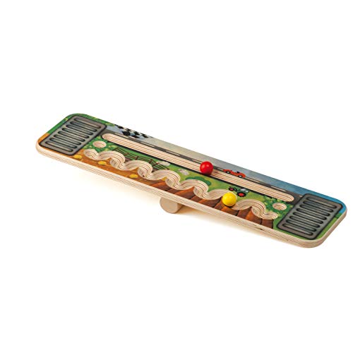 Erzi 46101 Balancierbrett Race aus Holz, Fördert Geschicklichkeit und Motorik Erzi 46101 Balancierbrett Race aus Holz, Fördert Geschicklichkeit und Motorik von Erzi