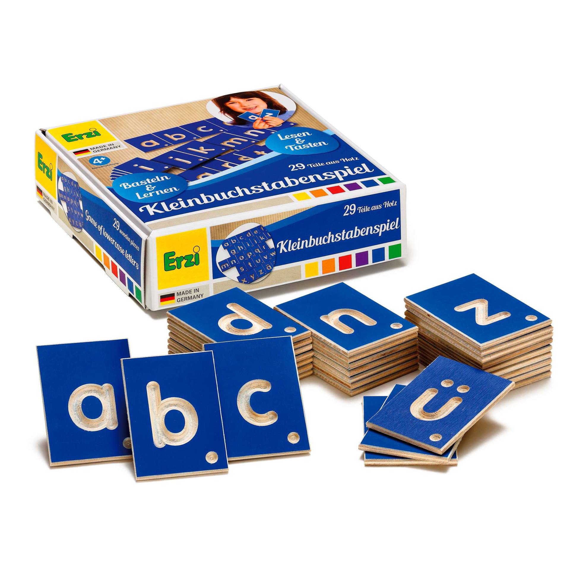 Erzi Lernspiel, Kleinbuchstaben Erzi Lernspiel, Kleinbuchstaben von Erzi