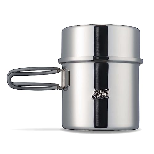 Esbit Outdoor Kochtopf 1000 ml - Camping Topf aus hochwertigem 18/8 Edelstahl - zweiter Topf mit 475 ml inkl. von Esbit