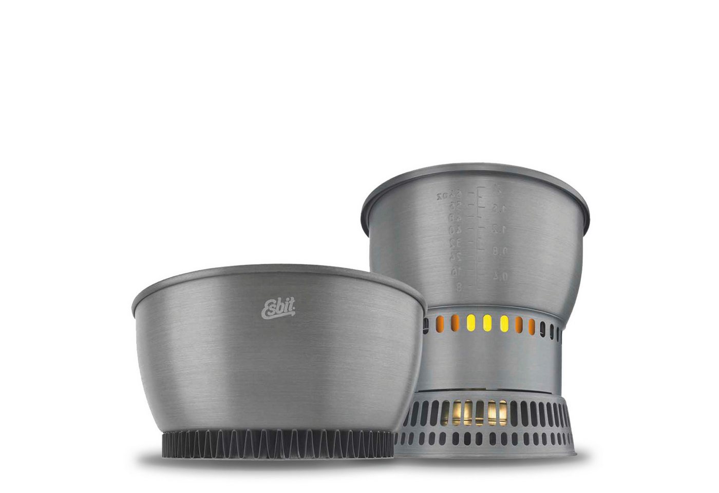 Esbit Gaskocher Spiritus Kochset Campingkocher Outdoor, Topf Kocher Set Wärmetauscher Alu Esbit Gaskocher Spiritus Kochset Campingkocher Outdoor, Topf Kocher Set Wärmetauscher Alu von Esbit