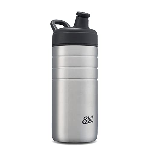 Esbit Sportflasche Majoris - Edelstahl Trinkflasche 600 ml - mit praktischem Loop Verschluss und Silikon Mundstück Esbit Sportflasche Majoris - Edelstahl Trinkflasche 600 ml - mit praktischem Loop Verschluss und Silikon Mundstück von Esbit