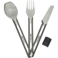 Esbit Titan Besteck-Set mit Silikon-Manschette Esbit Titan Besteck-Set mit Silikon-Manschette von Esbit
