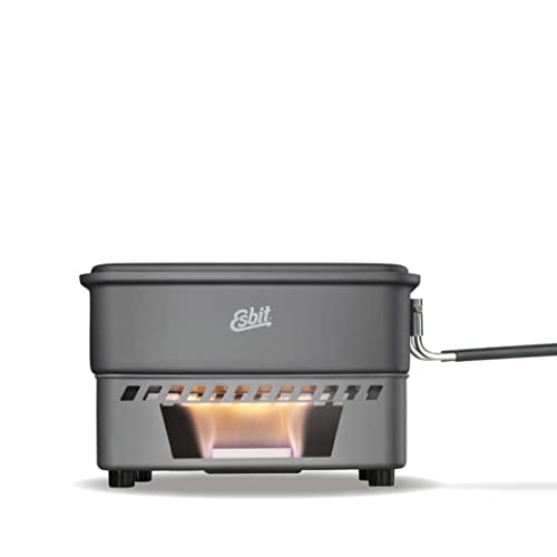 Esbit Trockenbrennstoffkochset - Camping Kocher 1100 ml aus hartanodisiertem Aluminium - inkl. Deckelaufhängung - Campingkocher Set, Schwarz Esbit Trockenbrennstoffkochset - Camping Kocher 1100 ml aus hartanodisiertem Aluminium - inkl. Deckelaufhängung - Campingkocher Set, Schwarz von Esbit
