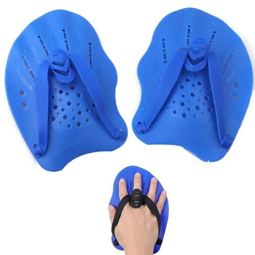 Schwimmtrainingsgerät für Erwachsene, Ideales Paddel für Schwimmer, Schwimmpaddel mit verstellbaren Riemen, Einstellbar Schwimmpaddel Unterarm Kraftkraft Trainingshilfe Pool Übungsgerät Zubehör(Blau) Schwimmtrainingsgerät für Erwachsene, Ideales Paddel für Schwimmer, Schwimmpaddel mit verstellbaren Riemen, Einstellbar Schwimmpaddel Unterarm Kraftkraft Trainingshilfe Pool Übungsgerät Zubehör(Blau) von Esforzarse