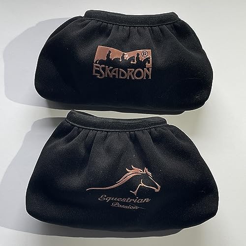 Eskadron Steigbügelschoner Steigbügelschutz schwarz/Rosegold, Größe:one Size, Farbe:Black Eskadron Steigbügelschoner Steigbügelschutz schwarz/Rosegold, Größe:one Size, Farbe:Black von Eskadron