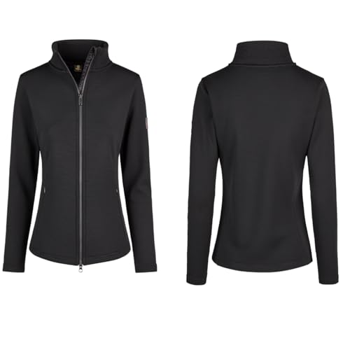 Eskadron Zip-Shirt Langarm Shirt atmungsaktiv Black Heritage HW 2024 S von Eskadron