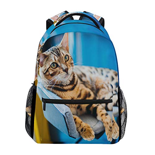 Eslifey Bengal Cat Rucksack Studenten Schultertasche Reisetasche College Schule Rucksäcke Eslifey Bengal Cat Rucksack Studenten Schultertasche Reisetasche College Schule Rucksäcke von Eslifey