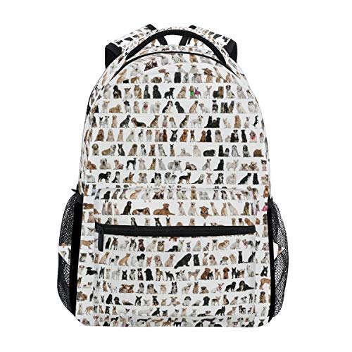 Eslifey Rucksack mit Hundemuster, Schultertasche, Reisetasche, College, Schulrucksäcke, multi, Einheitsgröße, Tagesrucksack Eslifey Rucksack mit Hundemuster, Schultertasche, Reisetasche, College, Schulrucksäcke, multi, Einheitsgröße, Tagesrucksack von Eslifey
