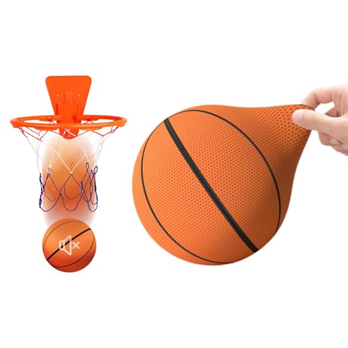 Silent Basketball,Lautloser Basketball, Dichte Hochlastisch, Unbeschichteter Schaumstoffball Trainingsschaumball Mute Ball für Indoor Aktivitäten Basketball Hinweis: Der Deckel ist nicht abnehmbar Silent Basketball,Lautloser Basketball, Dichte Hochlastisch, Unbeschichteter Schaumstoffball Trainingsschaumball Mute Ball für Indoor Aktivitäten Basketball Hinweis: Der Deckel ist nicht abnehmbar von Esoes