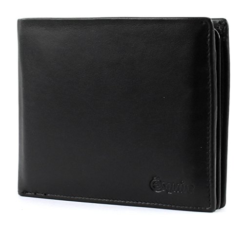 Esquire New Silk - Geldbörse 12cc 12.5 cm CARDSAFE Black von Esquire
