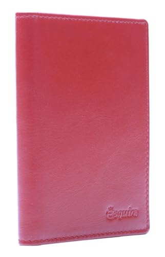 Esquire New Silk Passport Card Holder Red Esquire New Silk Passport Card Holder Red von Esquire