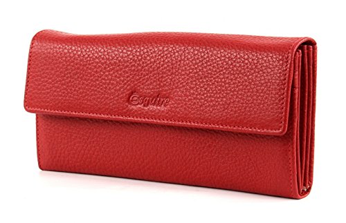 Esquire Primavera Damenlangbörse 18 cm rot Esquire Primavera Damenlangbörse 18 cm rot von Esquire
