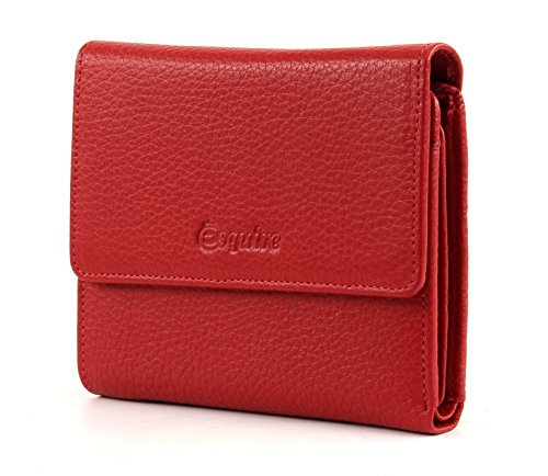 Esquire Primavera Querformatbörse 12 cm rot von Esquire