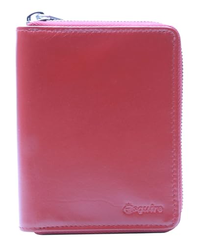 Esquire Silk 02 Zip Around Wallet Red Esquire Silk 02 Zip Around Wallet Red von Esquire