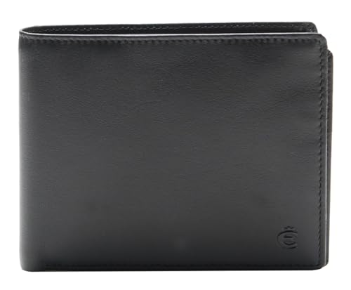 Esquire Slim - Geldbörse 12cc 12 cm RFID Black von Esquire