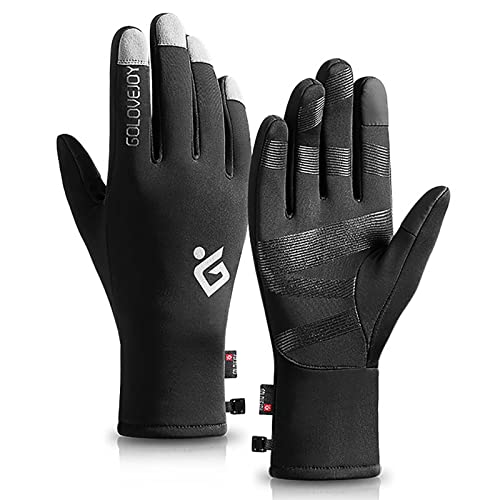 Winter Warme Handschuhe,Touchscreen Handschuhe,Herren Damen Winddichte Winterhandschuhe Fahrradhandschuhe Liner Sporthandschuhe Laufhandschuhe Fahrradhandschuhe Elastisch Atmungsaktiv rutschfest(XL) von Esteopt