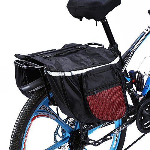 Fahrradtasche, 25L Fahrrad Gepäckträgertasche, wasserdichte Transporttasche, Fahrrad-Seitenpakete, für Fahrrad, Mountainbike, Radfahren, 32 cm x 25 cm x 12 cm von Estink