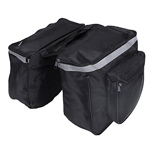 Fahrradtaschen für Gepäckträger, 25L Gepäckträgertasche für Fahrrad, wasserdichte Fahrrad Taschen, Doppelt Gepäckträger Tasche von Estink