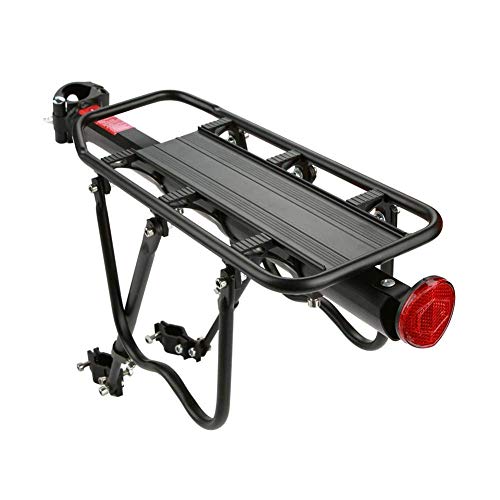 Gepäckträger Mountainbike, Aluminiumlegierung, 50 kg, verstellbar, universal, Fahrrad-Rücksitzträger, Gepäckregal mit Schnellverschluss, 35,5 cm x 14,5 cm Gepäckträger Mountainbike, Aluminiumlegierung, 50 kg, verstellbar, universal, Fahrrad-Rücksitzträger, Gepäckregal mit Schnellverschluss, 35,5 cm x 14,5 cm von Estink