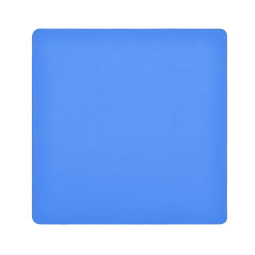 EtherSpher Blaue Reisetaschen, Kamera-Objektivtuch, magisch, selbstklebend, Kosmetiktasche, Organizer, Verpackung, 55 x 55 cm, für Damen, Blau, 21.7x21.7in von EtherSpher