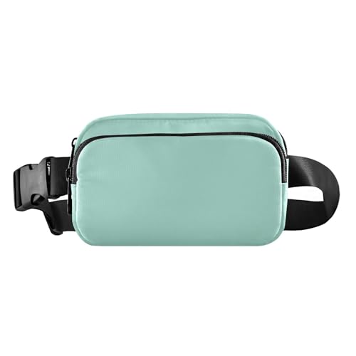 Grüne modische Gürteltasche für Damen und Herren, Mini-Umhängetasche mit verstellbarem Riemen für Reisen, Laufen, Wandern, Grün , 1 size von EtherSpher