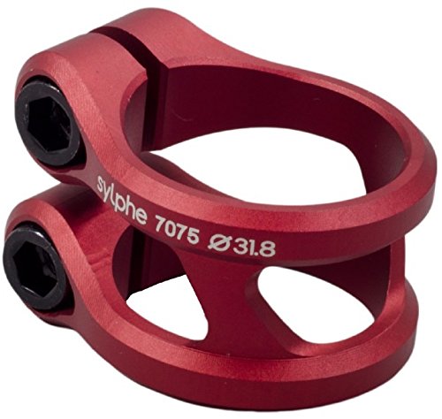 Ethic DTC Sylphe Alu Light Double Stunt-Scooter Clamp 31,8 / Rot von Ethic