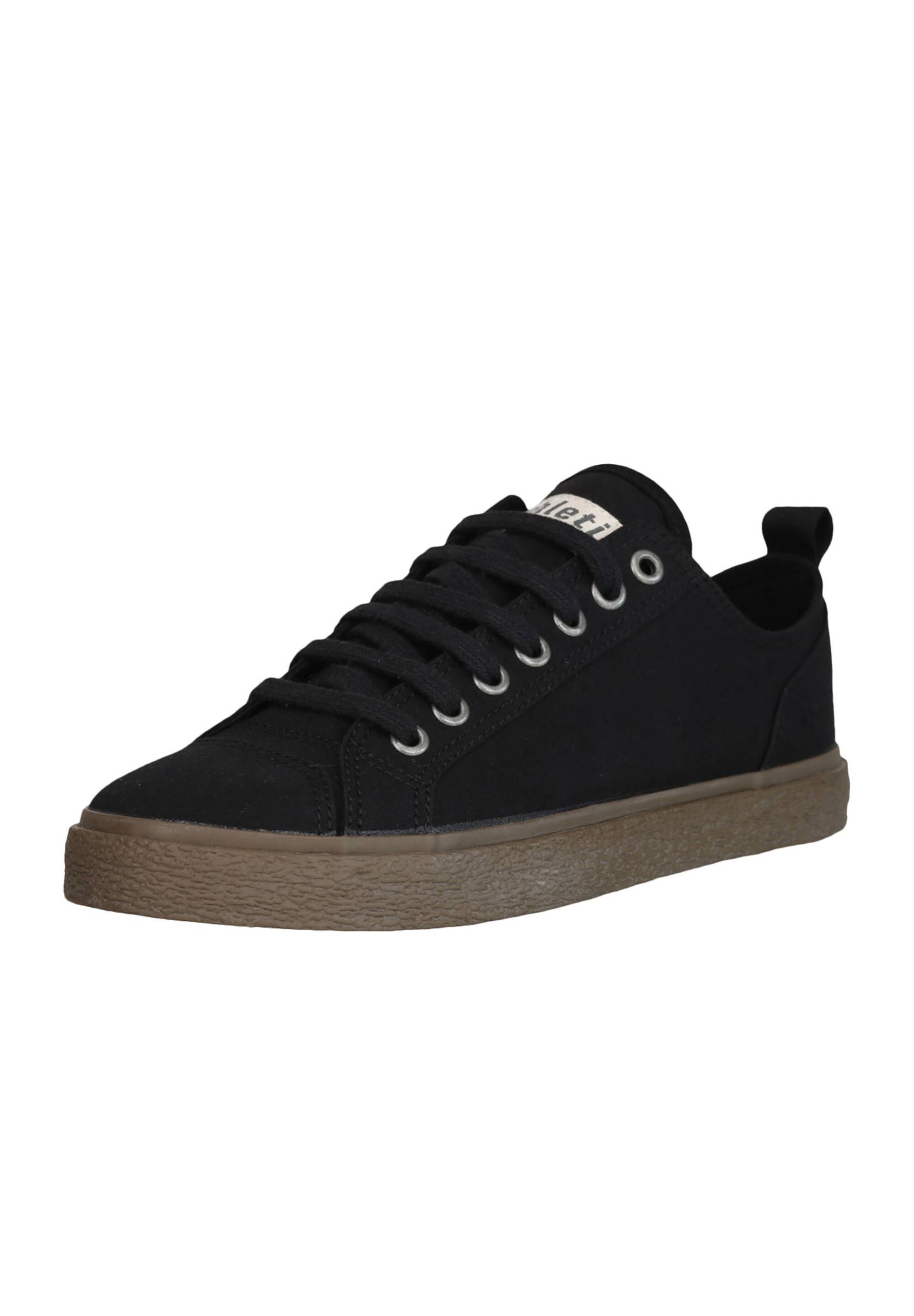 Canvas Sneaker Goto Lo schwarz atmungsaktiv von Ethletic