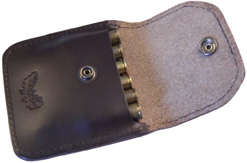 Patronenetui, Leder braun, 5 große Kugeln mit Druckknopf Patronenetui, Leder braun, 5 große Kugeln mit Druckknopf von Etui-Shop