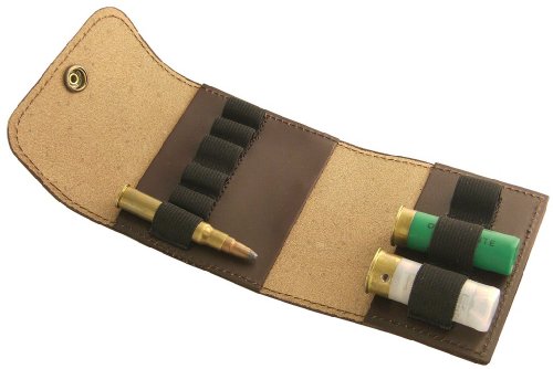 Patronenetui, Leder braun, ohne GS, 6 große Kugeln / 3 Schrot Patronenetui, Leder braun, ohne GS, 6 große Kugeln / 3 Schrot von Etui-Shop