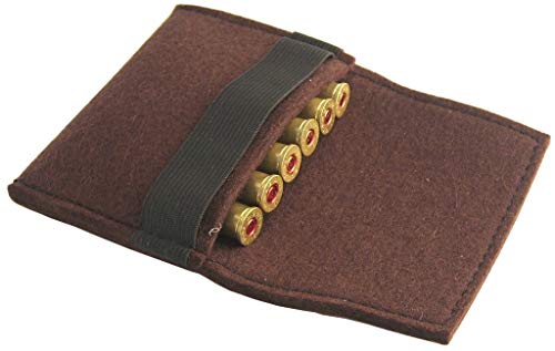 Patronenetui - Filz für 6 Große Kugeln, braun Patronenetui - Filz für 6 Große Kugeln, braun von Etui-Shop