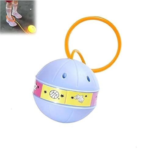 Eunmsi Goodwillbrave Glowing Bouncing Ball, Goodwillbrave Bouncing Ball,Skip Ball Ankle Toy,Glowing Bouncing Ball, Balance Ball Jump,Ankle Skip Ball for Kids Training (Blue) von Eunmsi