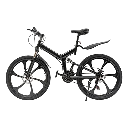 EurHomePlus 26” Zoll Premium Mountainbike Scheibenbremse 21 Gang-Schaltung Fahrrad Fully MTB Unsex für Indoor- oder Wohnmobil-Camping, Reisen, Garten usw von EurHomePlus